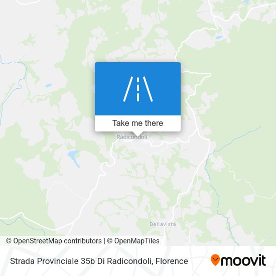 Strada Provinciale 35b Di Radicondoli map