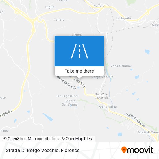 Strada Di Borgo Vecchio map