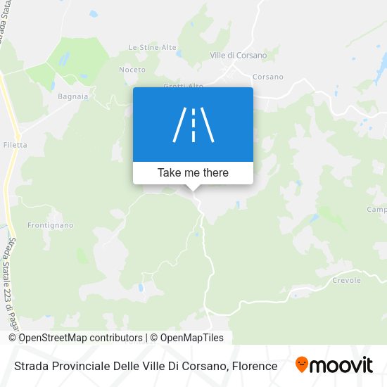 Strada Provinciale Delle Ville Di Corsano map