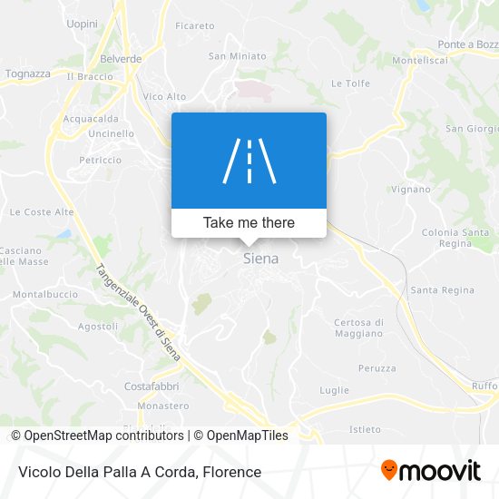 Vicolo Della Palla A Corda map