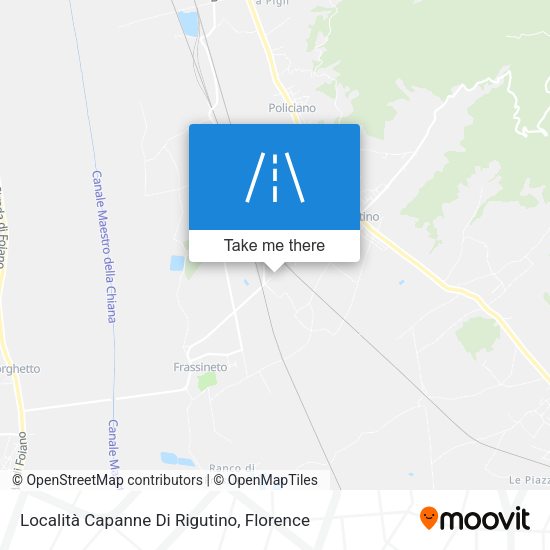Località Capanne Di Rigutino map