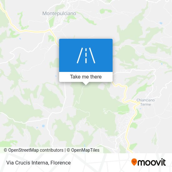 Via Crucis Interna map