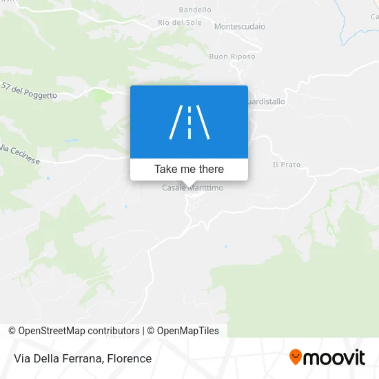 Via Della Ferrana map