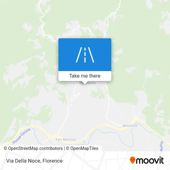 Via Della Noce map
