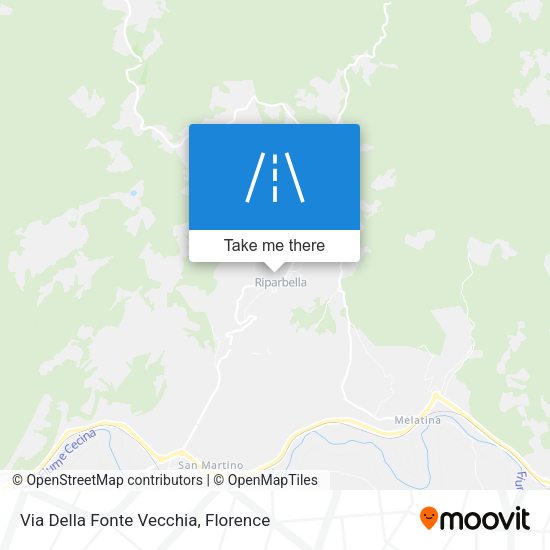Via Della Fonte Vecchia map
