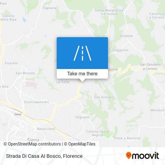 Strada Di Casa Al Bosco map