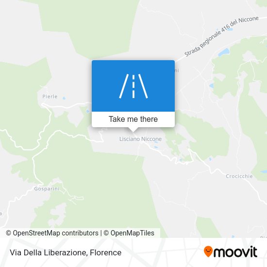 Via Della Liberazione map