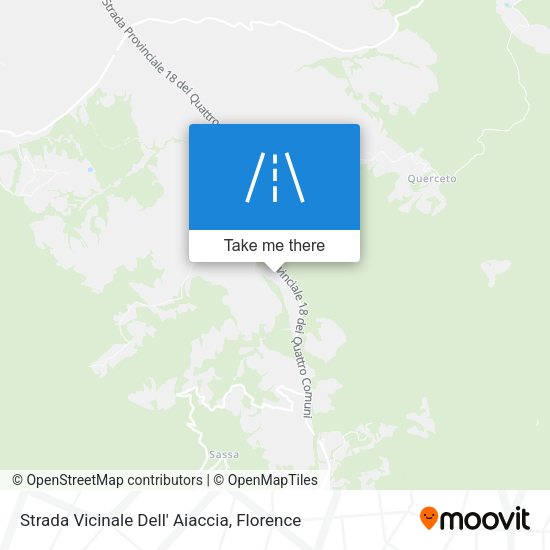 Strada Vicinale Dell' Aiaccia map