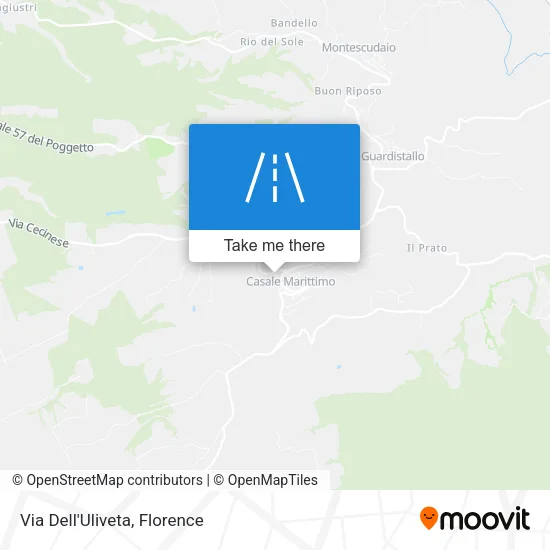 Via Dell'Uliveta map