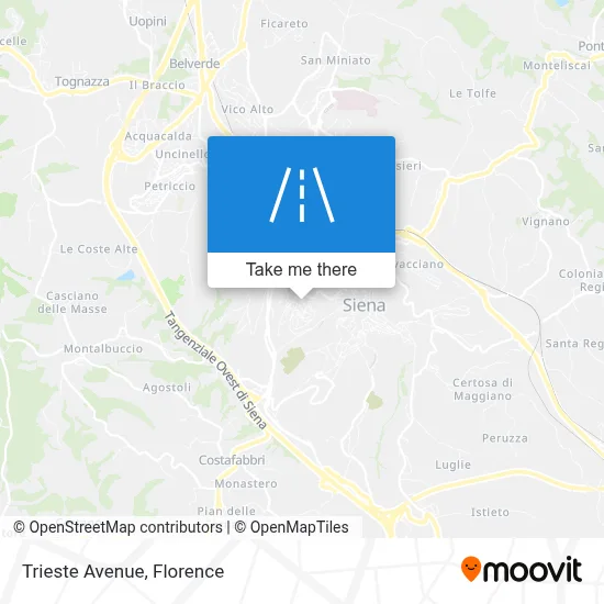 Trieste Avenue map