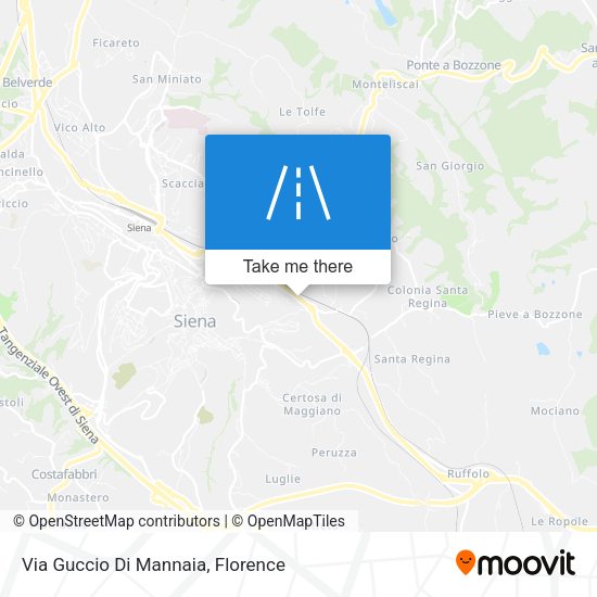Via Guccio Di Mannaia map