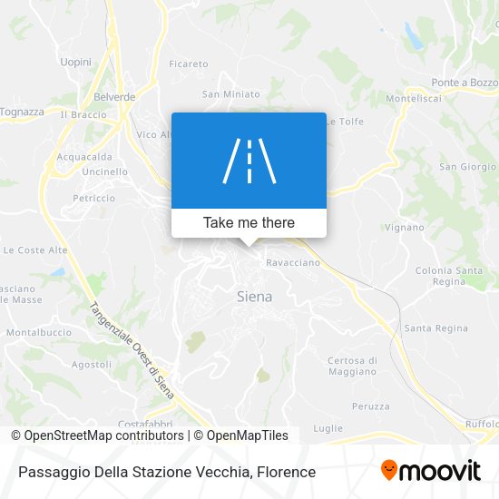 Passaggio Della Stazione Vecchia map