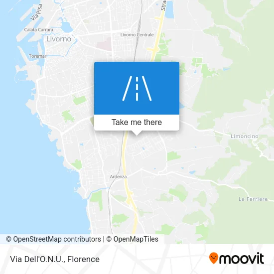 Via Dell'O.N.U. map