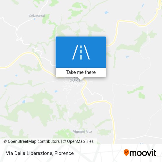 Via Della Liberazione map