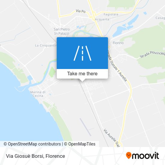 Via Giosuè Borsi map