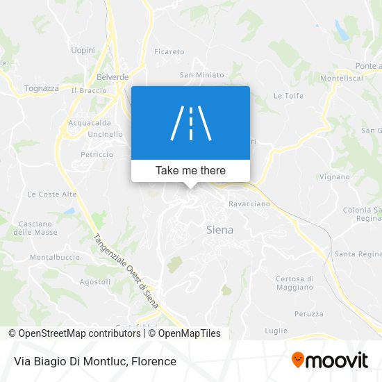 Via Biagio Di Montluc map