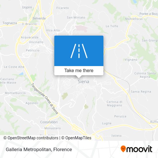 Galleria Metropolitan map