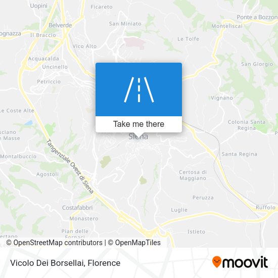 Vicolo Dei Borsellai map