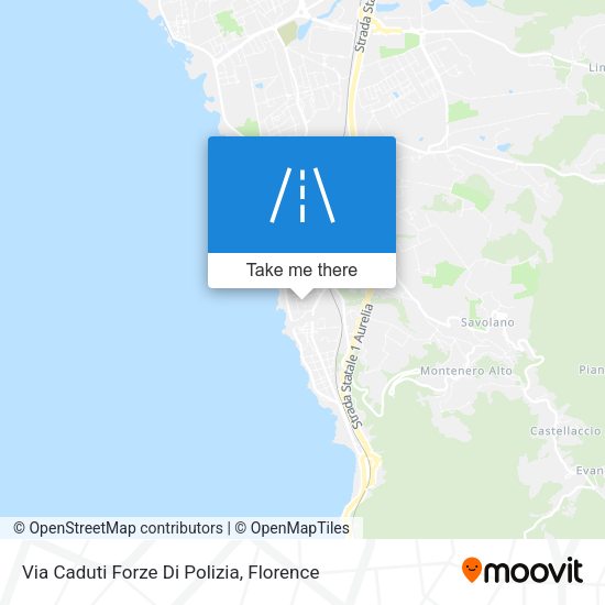 Via Caduti Forze Di Polizia map