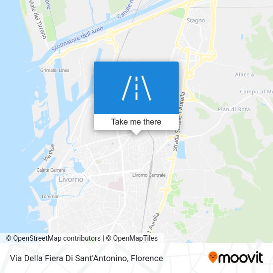 Via Della Fiera Di Sant'Antonino map
