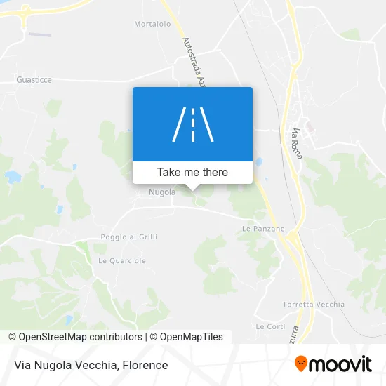 Via Nugola Vecchia map