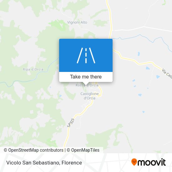 Vicolo San Sebastiano map