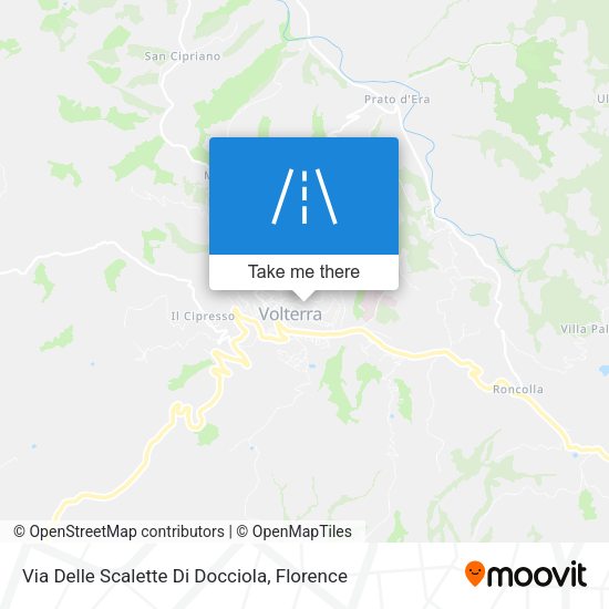 Via Delle Scalette Di Docciola map