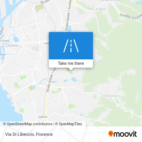 Via Di Libeccio map