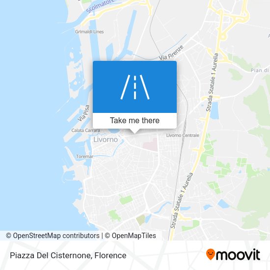Piazza Del Cisternone map