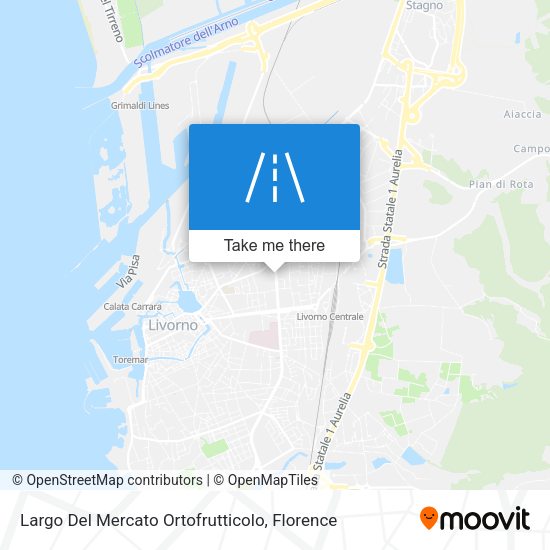 Largo Del Mercato Ortofrutticolo map