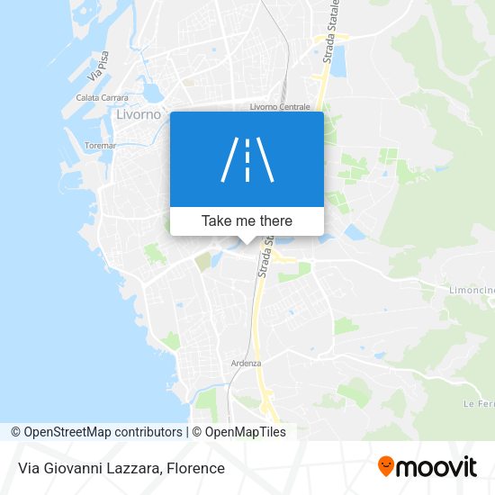 Via Giovanni Lazzara map