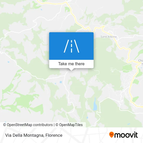 Via Della Montagna map