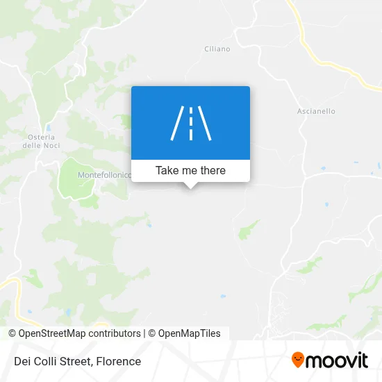 Dei Colli Street map