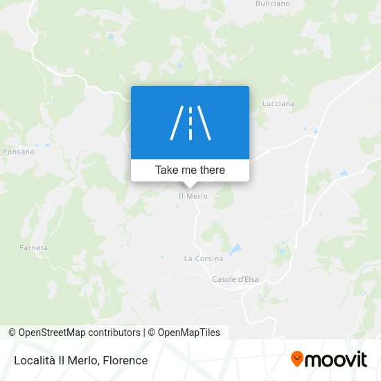 Località Il Merlo map