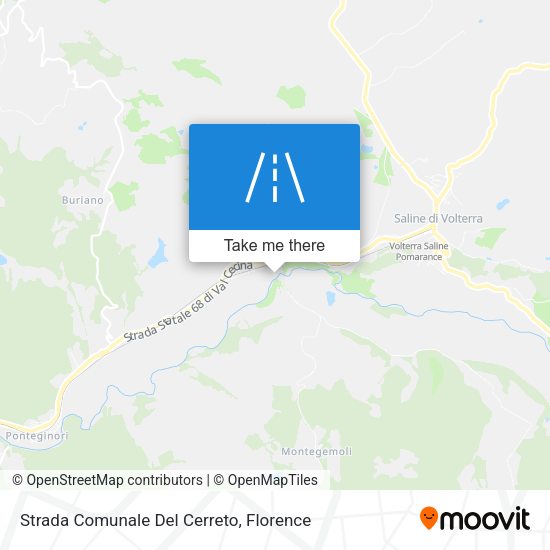 Strada Comunale Del Cerreto map