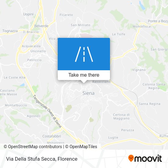 Via Della Stufa Secca map