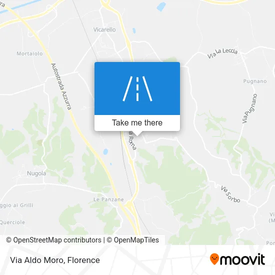 Via Aldo Moro map