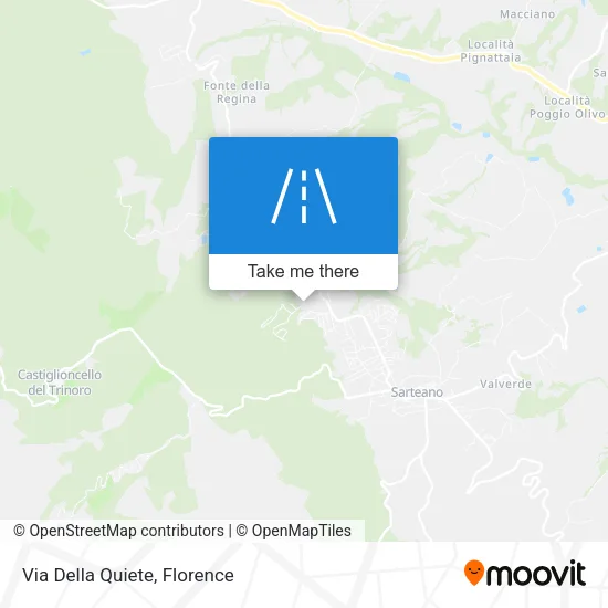 Via Della Quiete map