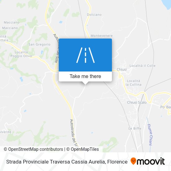 Strada Provinciale Traversa Cassia Aurelia map