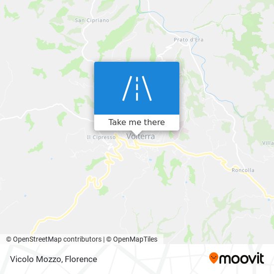 Vicolo Mozzo map