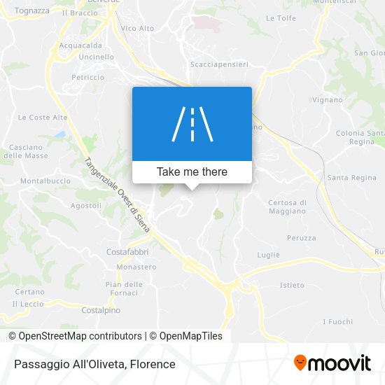Passaggio All'Oliveta map