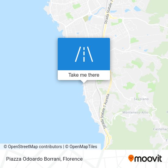 Piazza Odoardo Borrani map