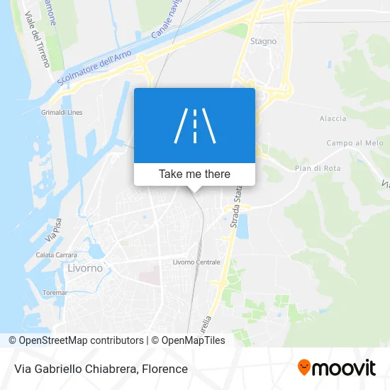Gabriello Chiabrera Street map