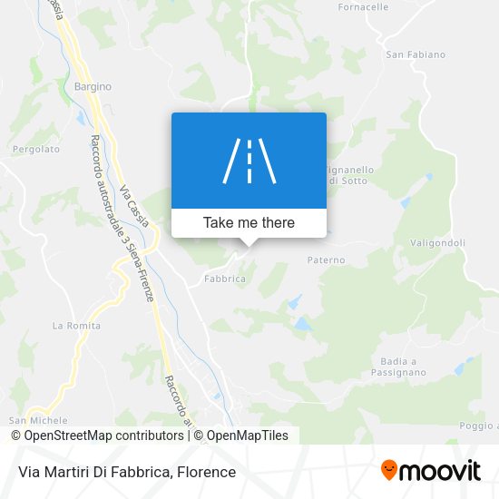 Via Martiri Di Fabbrica map