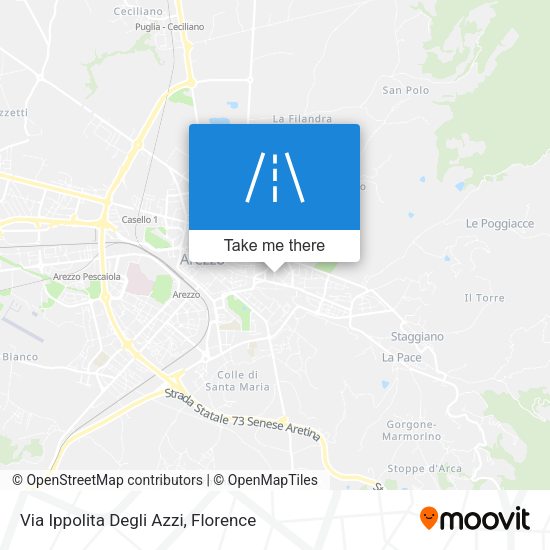 Via Ippolita Degli Azzi map