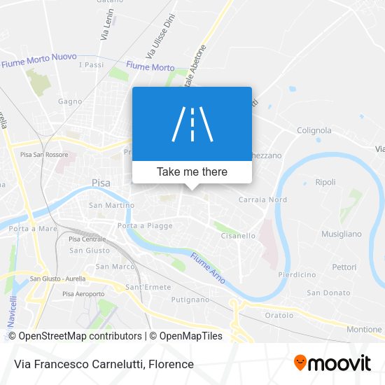 Via Francesco Carnelutti map