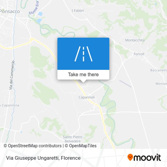 Via Giuseppe Ungaretti map