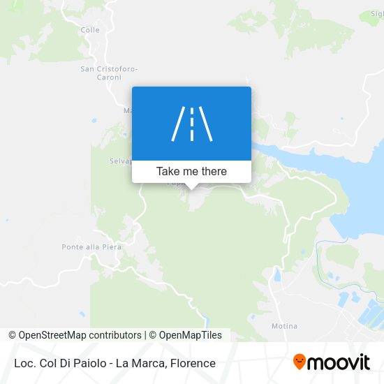 Loc. Col Di Paiolo - La Marca map