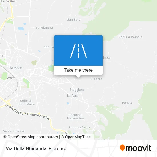 Via Della Ghirlanda map