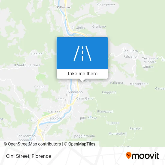Cini Street map